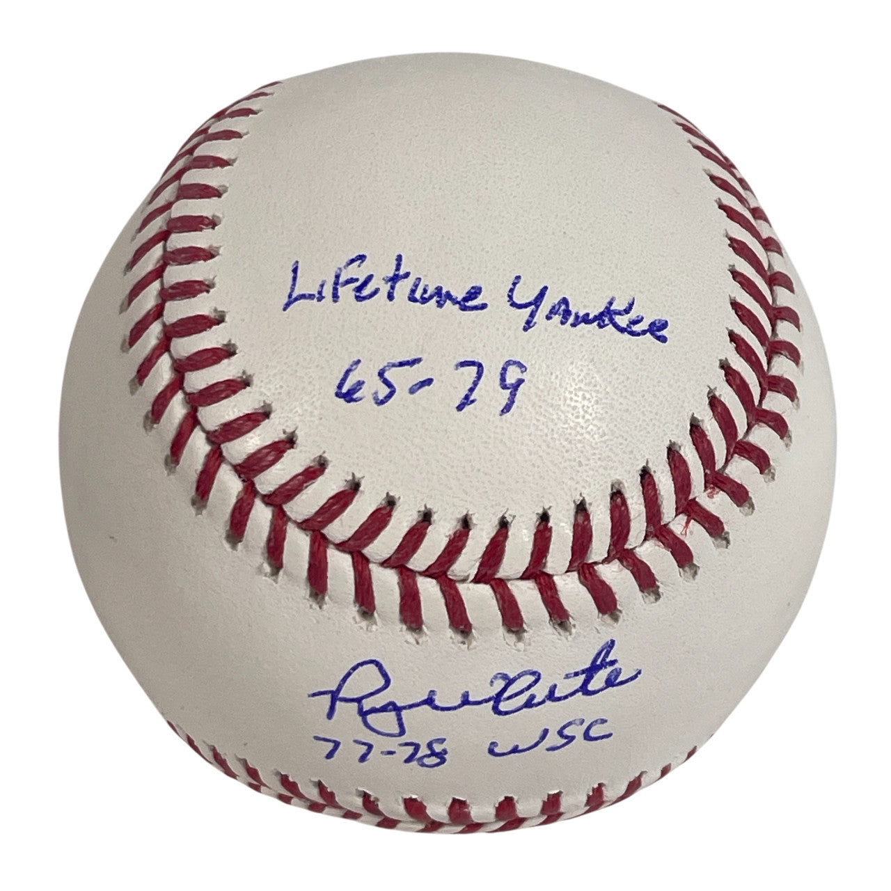Roy White Signed New York Yankees Official MLB Baseball (3 Inscriptions)