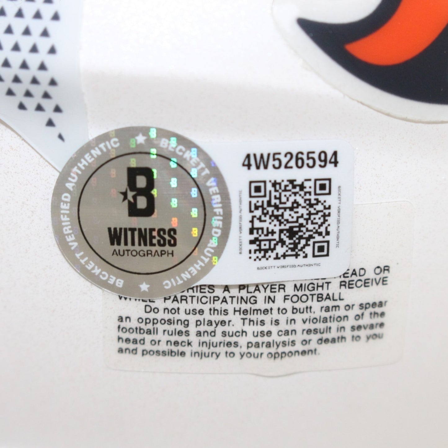 John Elway Denver Broncos Autographed 2024 Alternate Mini Helmet