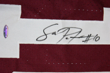 Sean Porter Signed Maroon Custom Jersey