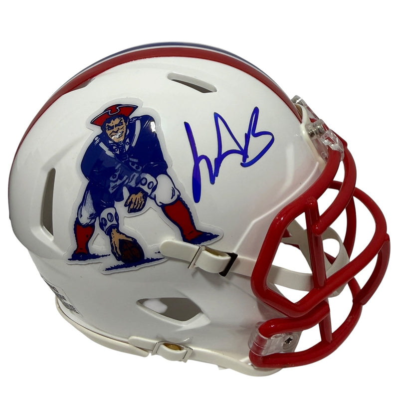LeGarrette Blount Signed New England Patriots Throwback Mini Helmet