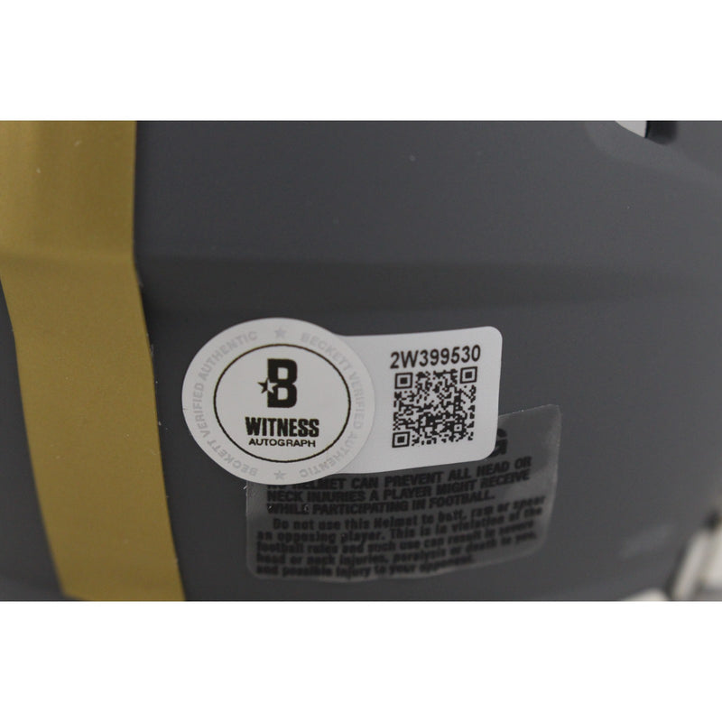 Jerome Bettis Pittsburgh Steelers Autographed Slate Mini Helmet