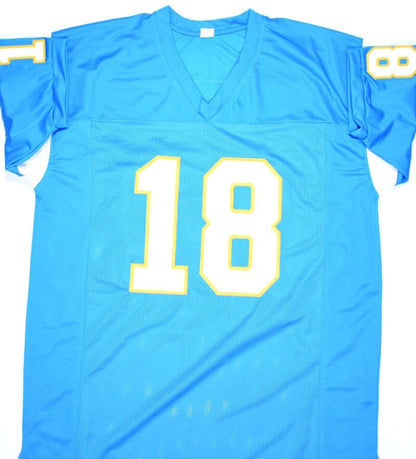 Charlie Joiner Signed San Diego Chargers Custom Blue Jersey - HOF