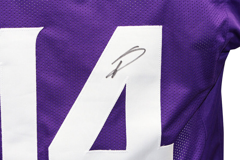 Stefon Diggs Signed Minnesota Vikings Custom Football Jersey