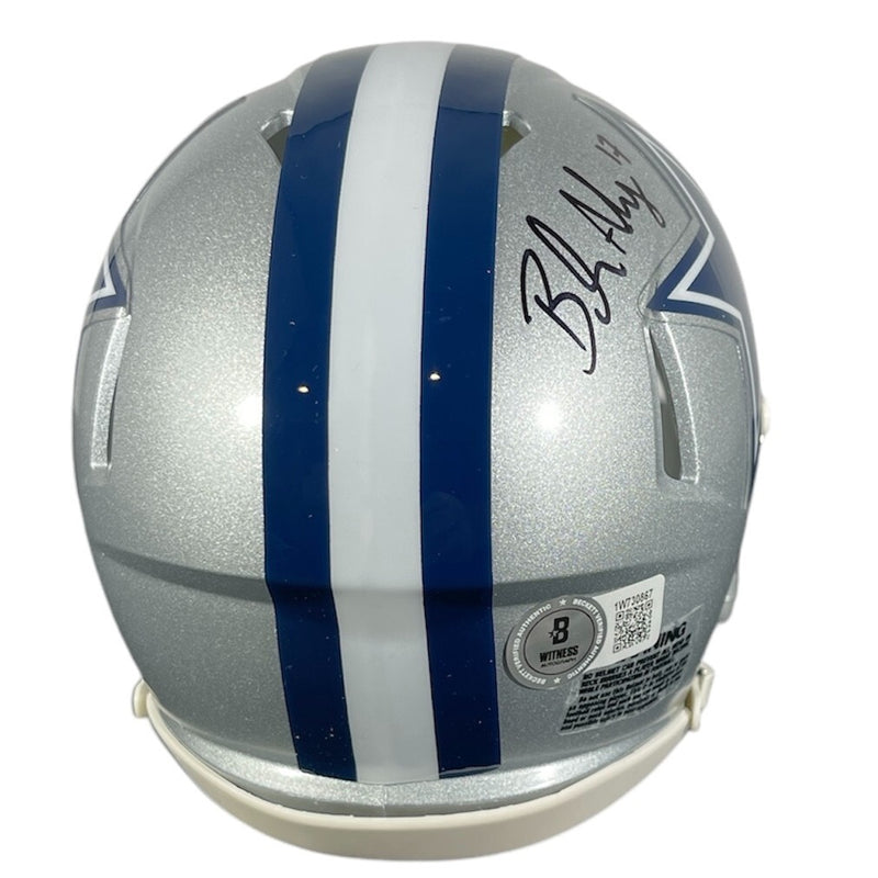 Brandon Aubrey Signed Dallas Cowboys Mini Helmet (Scoring Leader)