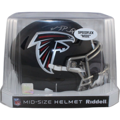 Michael Penix Autographed Atlanta Falcons Mid-Size Midi Helmet