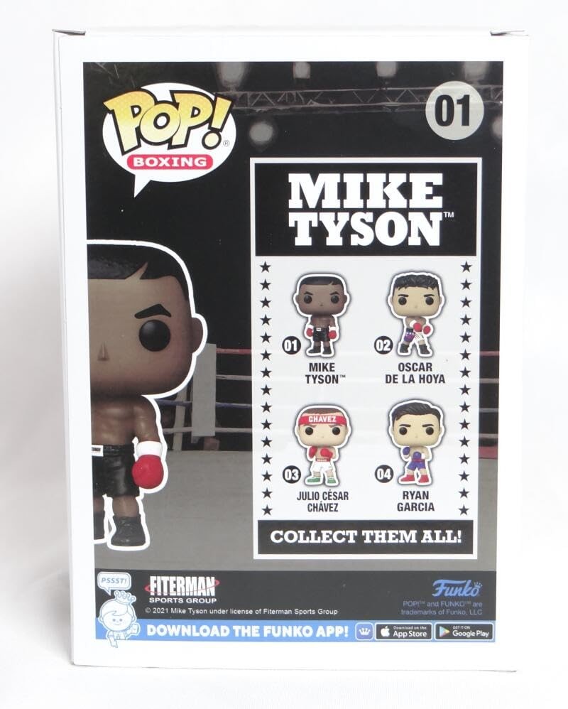 Mike Tyson Signed Funko Pop Figurine #01 - Beckett Witnessed