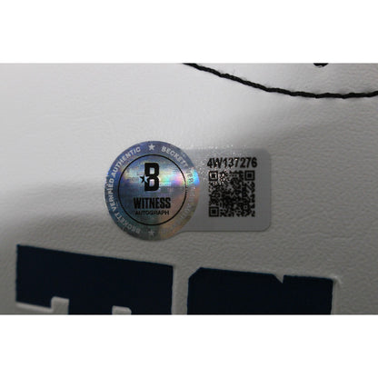 Edgerrin James Signed Indianapolis Colts Logo Football (HOF Inscription)