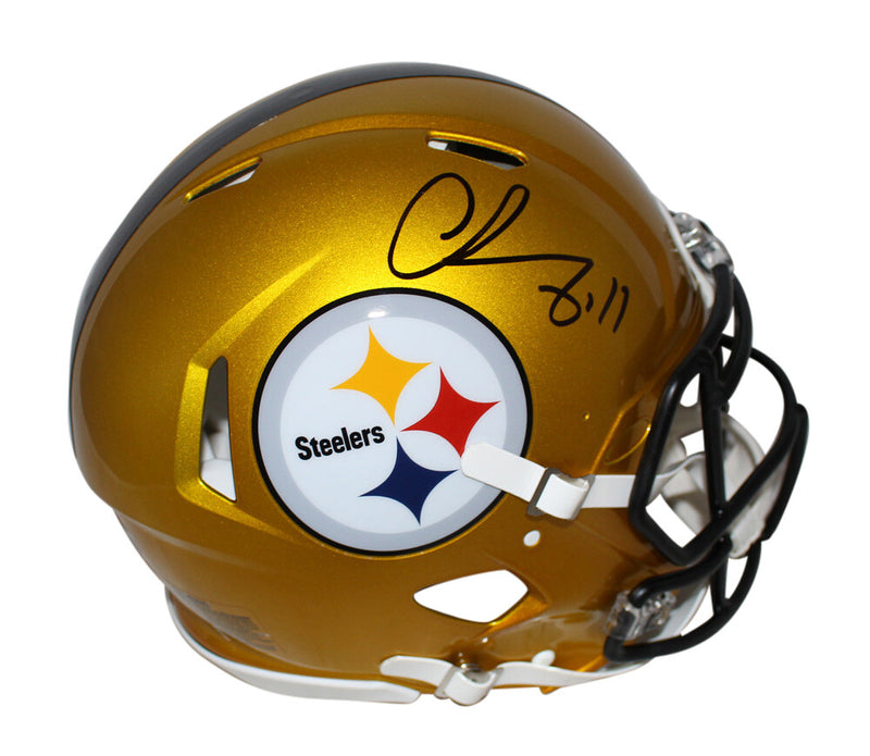 Chase Claypool Signed Pittsburgh Steelers Authentic Flash Speed Helmet