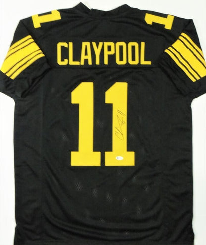 Chase Claypool Autographed Pittsburgh Steelers Black Color Rush Jersey