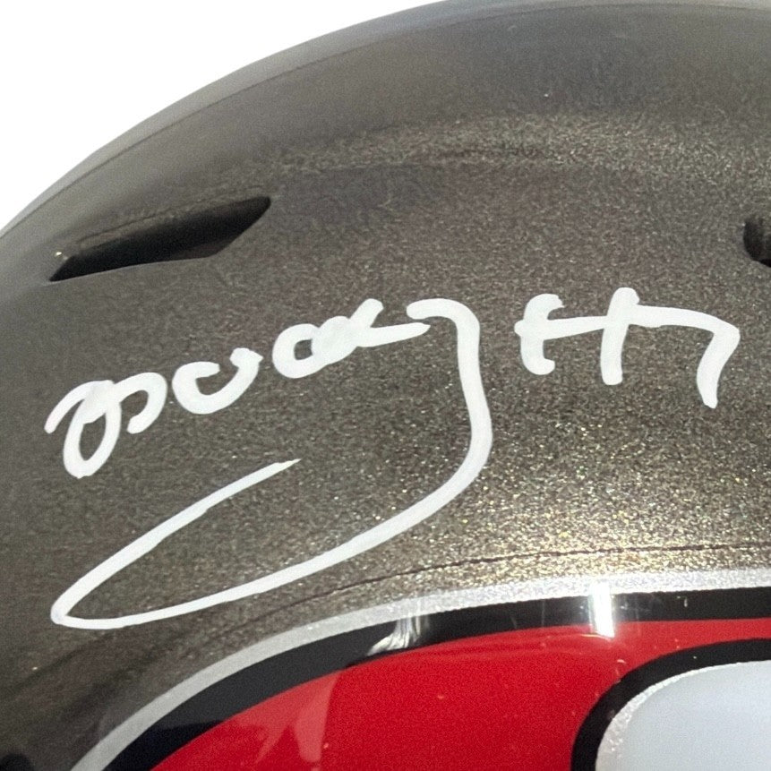 Bucky Irving Signed Tampa Bay Buccaneers Speed Mini Helmet