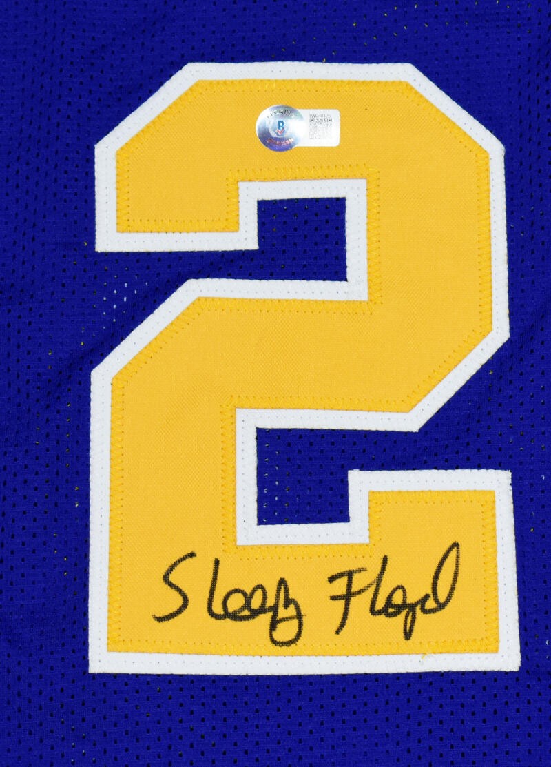 Sleepy Floyd Autographed Blue Custom Basketball Jersey
