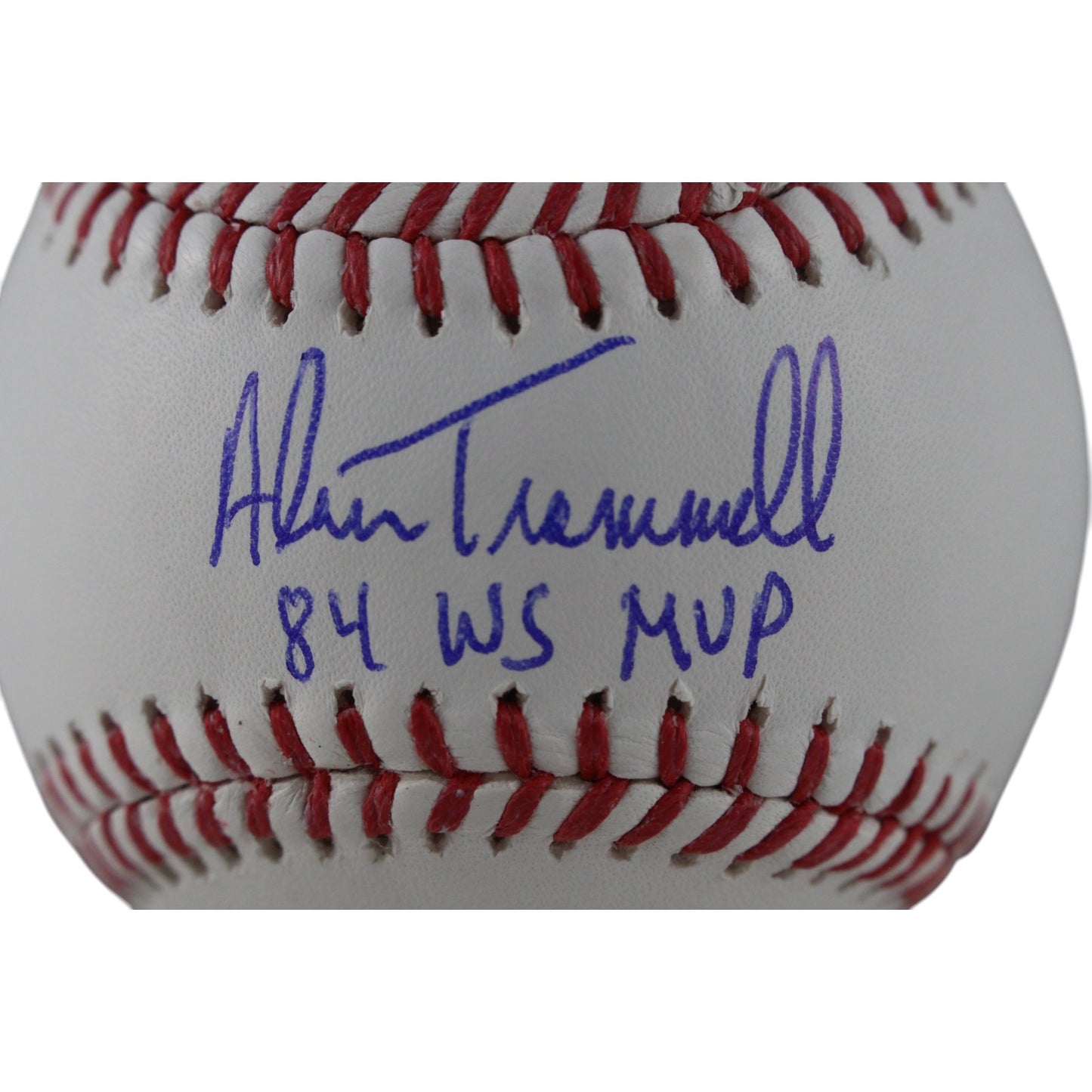Alan Trammell Signed Detroit Tigers Official MLB Baseball 1984 WS MVP (BAS)