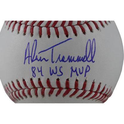 Alan Trammell Signed Detroit Tigers Official MLB Baseball 1984 WS MVP (BAS)