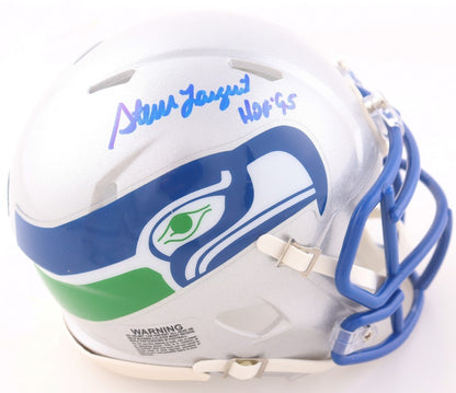 Steve Largent Autographed Seattle Seahawks Speed Mini Helmet (Beckett)