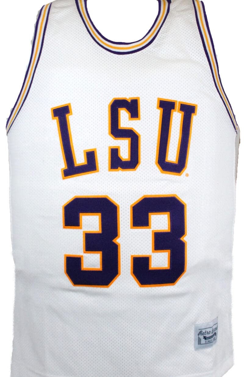 Shaquille O'Neal Signed LSU Tigers White Retro Jersey