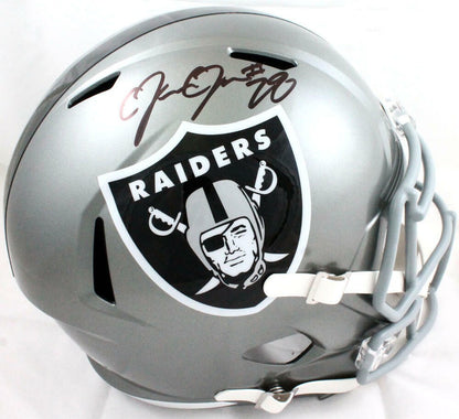 Josh Jacobs Signed Las Vegas Raiders Full Size Flash Speed Helmet