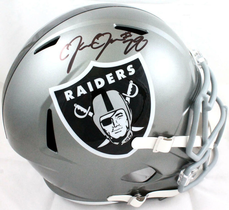 Josh Jacobs Signed Las Vegas Raiders Full Size Flash Speed Helmet