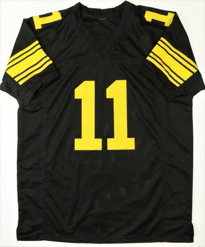 Chase Claypool Autographed Pittsburgh Steelers Black Color Rush Jersey