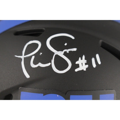 Phil Simms New York Giants Autographed Eclipse Mini Helmet