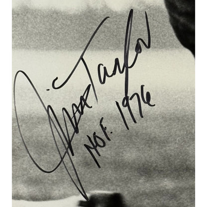 Jim Taylor Signed Green Bay Packers 11x14 B&W Photo (HOF 1976)