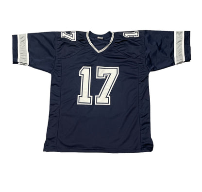 Brandon Aubrey Dallas Cowboys Signed Navy Custom Jersey (Beckett Witnessed)