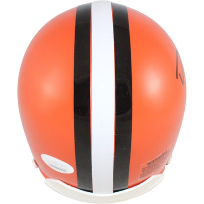Denzel Ward Cleveland Browns Autographed VSR4 Mini Helmet