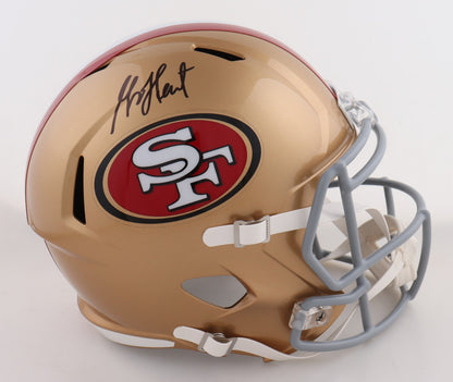 Garrison Hearst Autographed San Francisco 49ers Full Size Replica Helmet