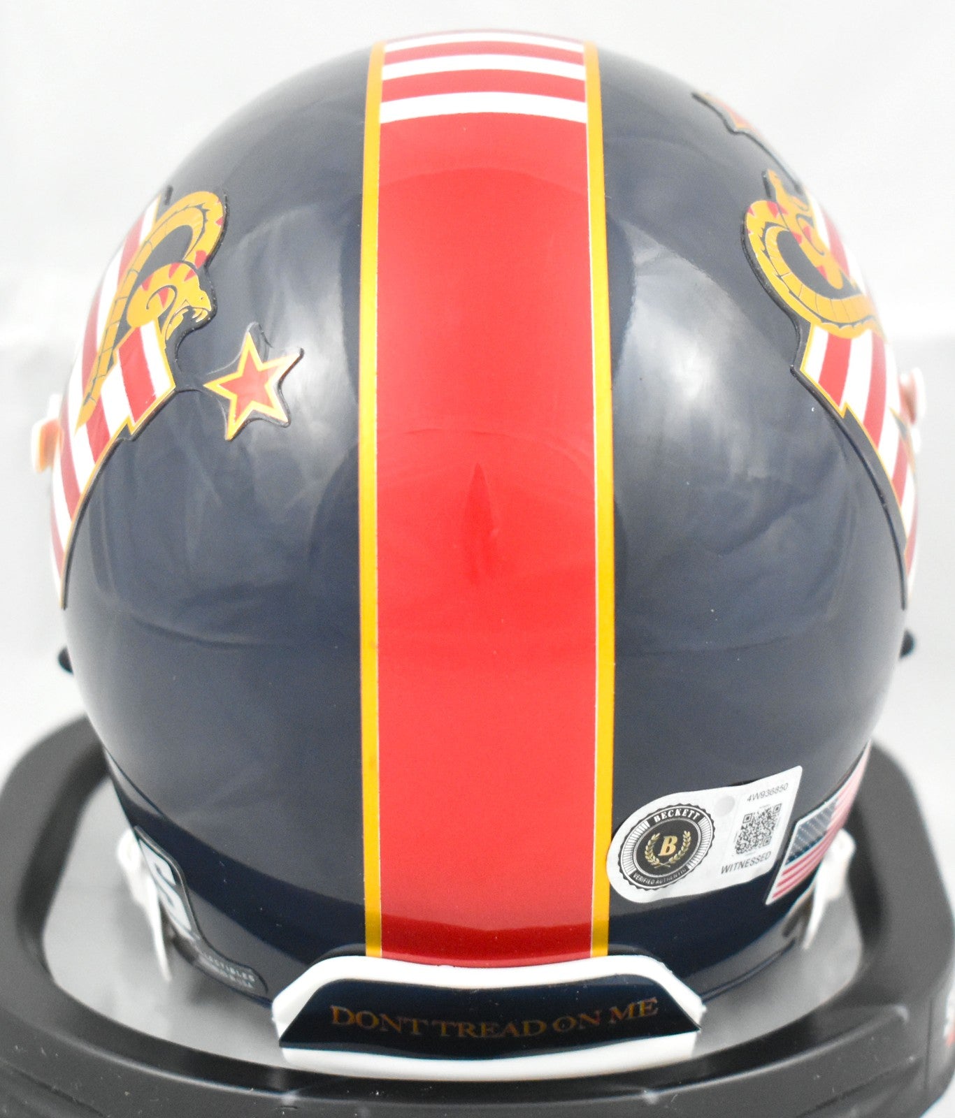 Roger Staubach Signed Navy Midshipmen DTOM Mini Helmet