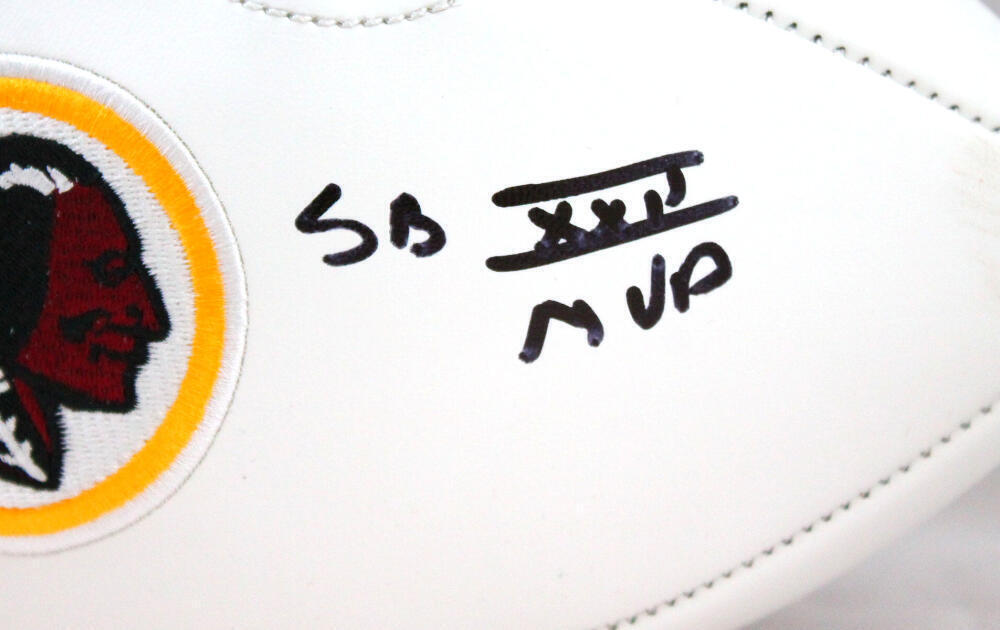 Doug Williams Autographed Washington Logo Football - SB MVP Inscribed