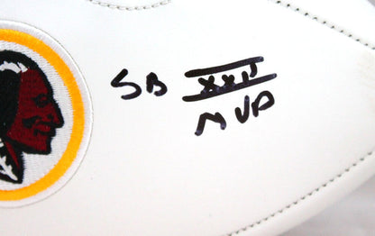 Doug Williams Autographed Washington Logo Football - SB MVP Inscribed