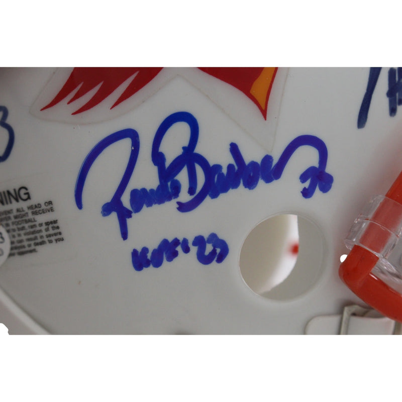 Lee Roy Selmon & Multi-Signed Buccaneers Throwback Mini Helmet