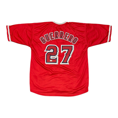 Vladimir Guerrero Autographed Los Angeles Angels Custom Jersey