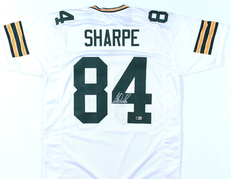 Sterling Sharpe Signed Green Bay Packers White Custom Jersey