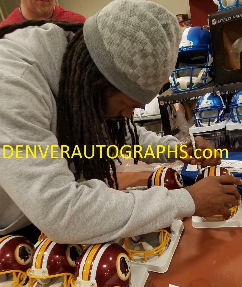DJ Swearinger Autographed Washington Redskins Mini Helmet (JSA COA)