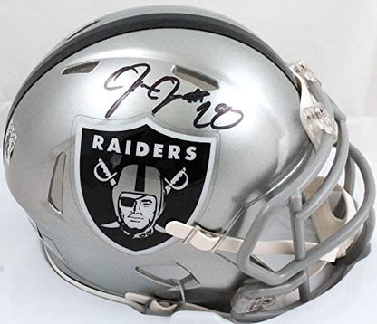 Josh Jacobs Autographed Las Vegas Raiders Flash Speed Mini Helmet