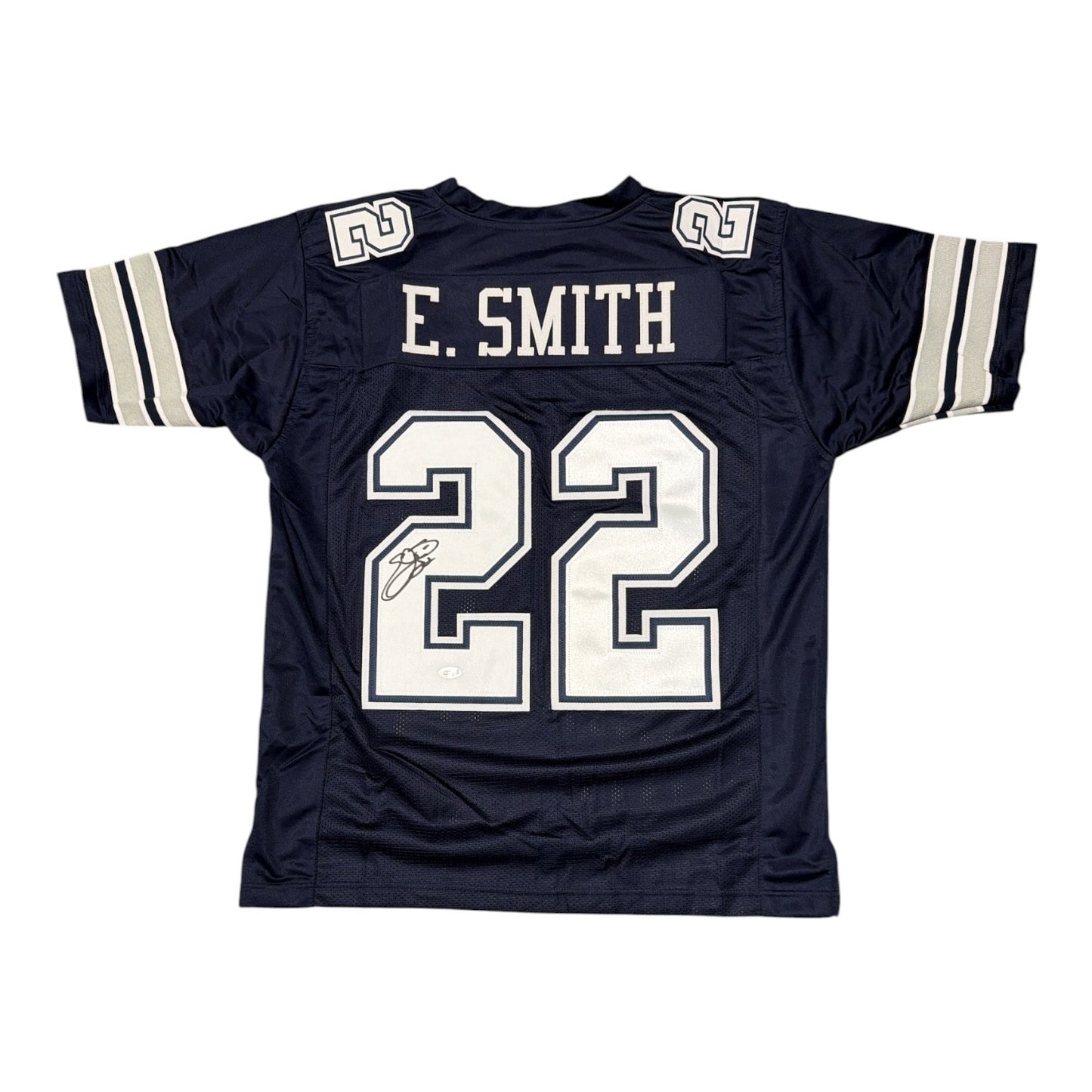 Emmitt Smith Autographed Dallas Cowboys Custom Jersey
