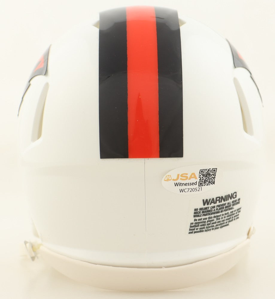 Chad Johnson Signed Oregon State Beavers Mini Helmet