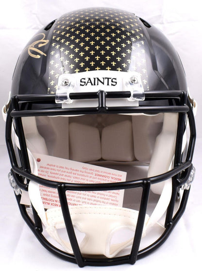 Derek Carr Autographed New Orleans Saints Full Size Alternate Helmet