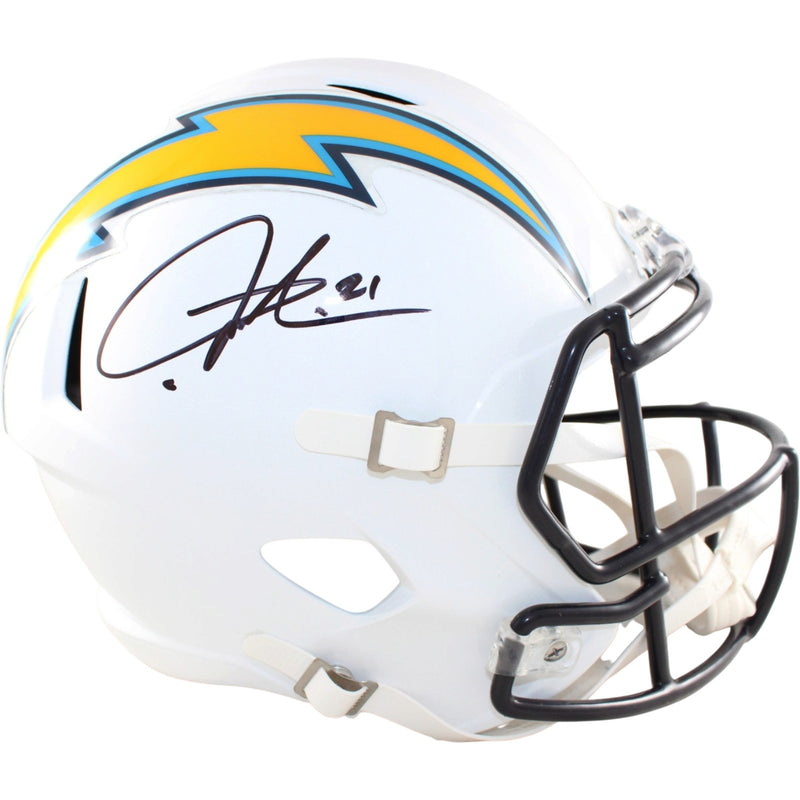 LaDainian Tomlinson Signed San Diego Chargers Full Size Throwback Helmet