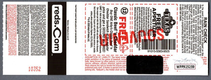 Jonathan India Signed 1st Career Home Run Souvenir Ticket - April 22, 2021