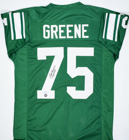 Joe Greene Autographed North Texas Mean Green Custom Jersey - CHOF