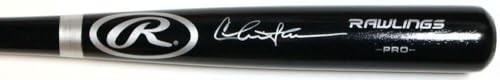 Charlie Sheen Signed Rawlings Pro Black Baseball Bat