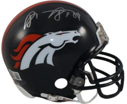Shannon Sharpe Denver Broncos Autographed VSR4 Mini Helmet