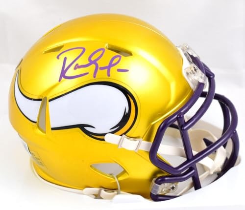 Randy Moss Signed Minnesota Vikings Flash Speed Mini Helmet