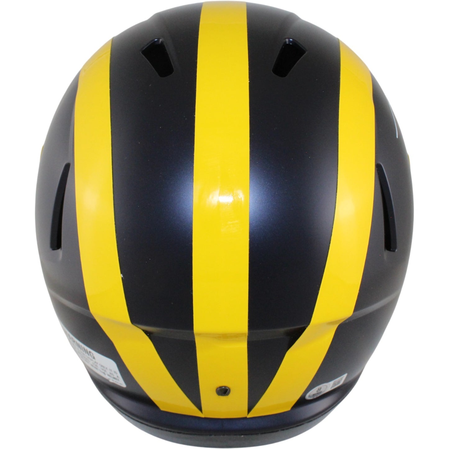 Ty Law Signed Michigan Wolverines Full Size Replica Helmet (Beckett COA)