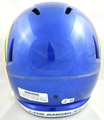 Aaron Donald Signed Los Angeles Rams Full Size Speed Helmet