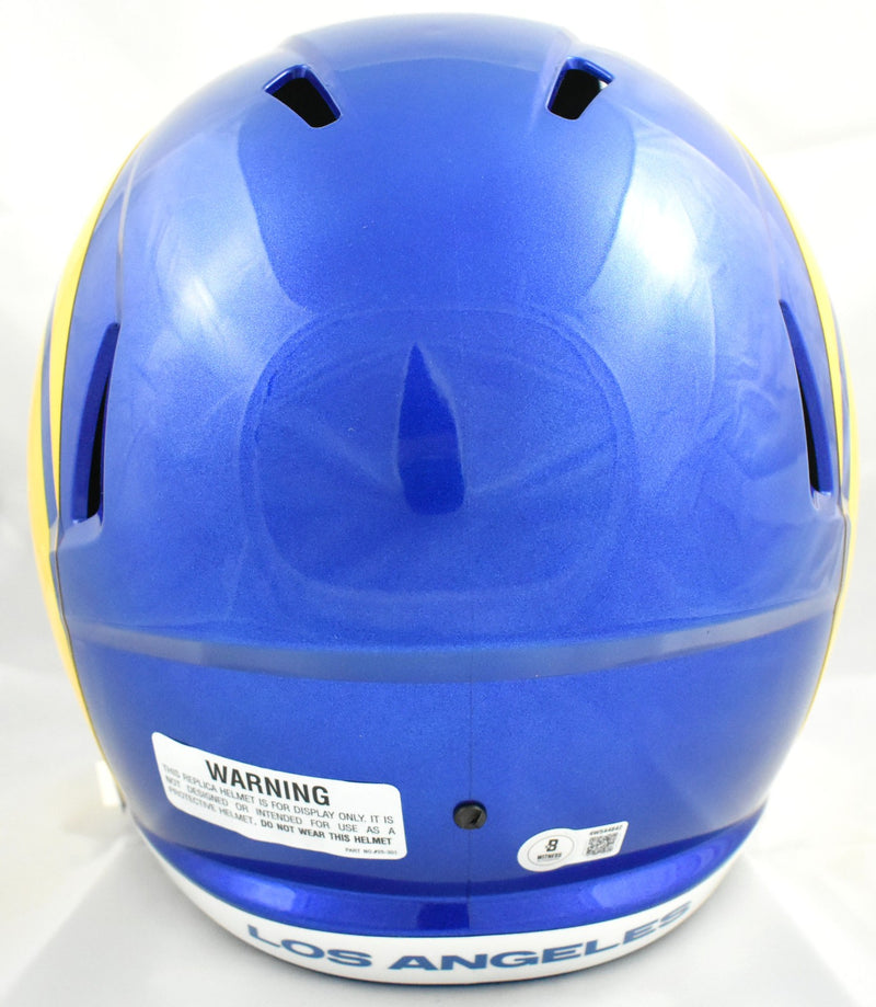 Aaron Donald Signed Los Angeles Rams Full Size Speed Helmet