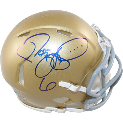Jerome Bettis Autographed Notre Dame Fighting Irish Mini Helmet Beckett