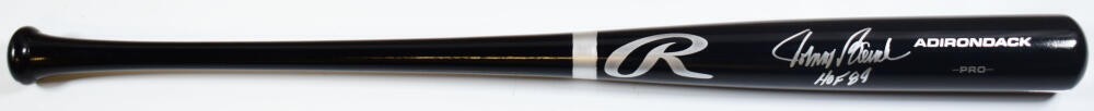 Johnny Bench Signed Rawlings Pro Baseball Bat with "HOF" Inscription