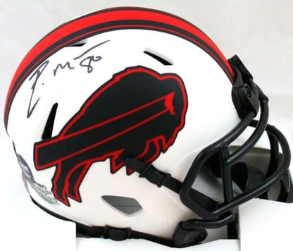 Eric Moulds Signed Buffalo Bills Lunar Speed Mini Helmet